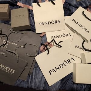 Pandora And Peoples Gift Bags